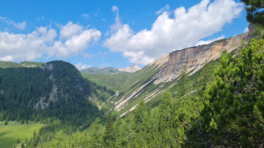 Wanderung Malga Ra Stua - Aufstieg